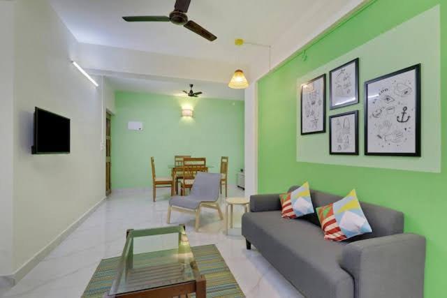 Luxury 2Bhk Apartment Near Calangute Baga Beach With Pool Exterior foto